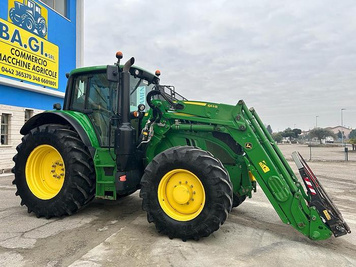Usato John Deere 6155 M con caricatore JD