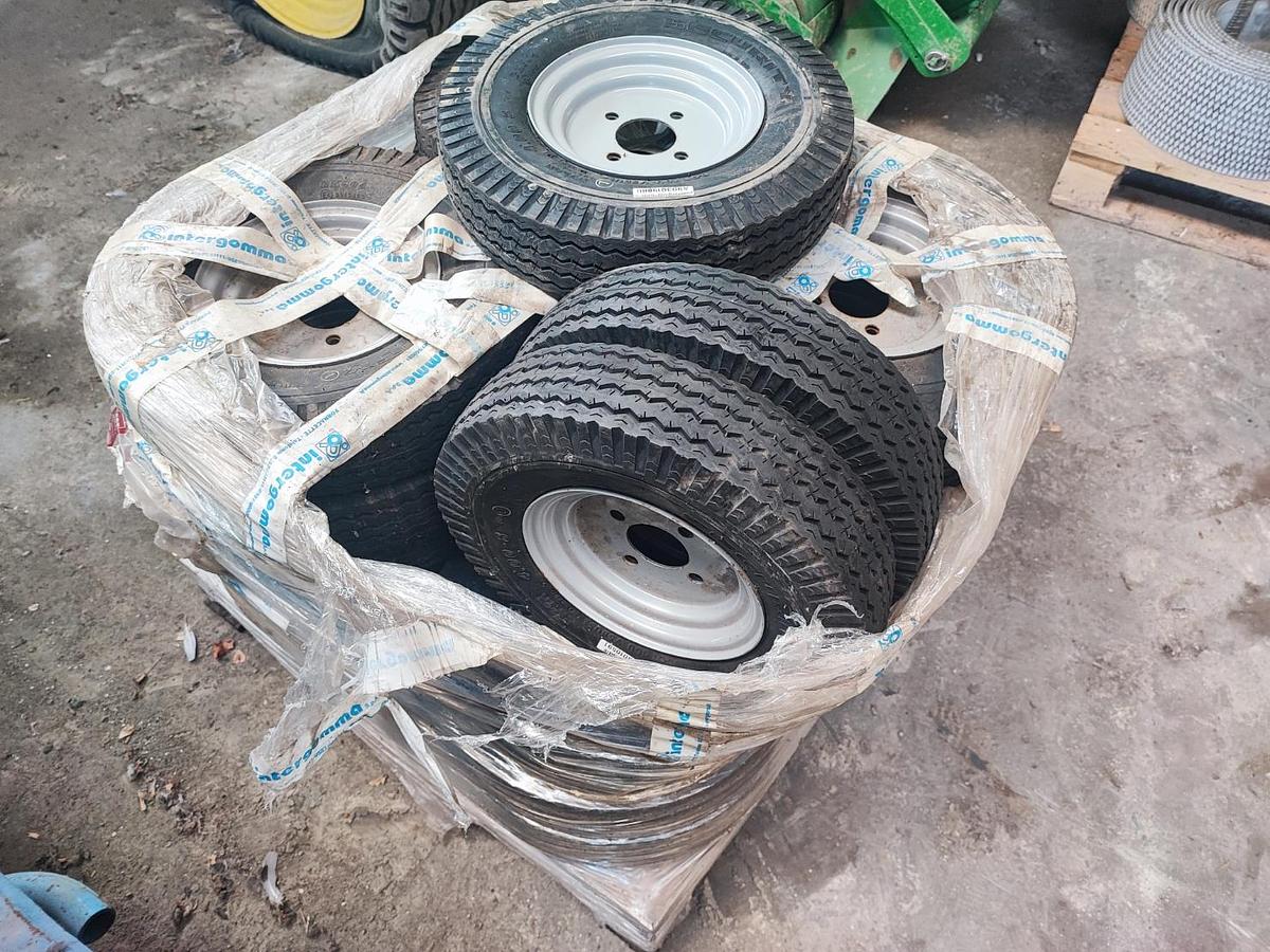 Usato Set 20 gomme nuove con cerchio 4.00-8