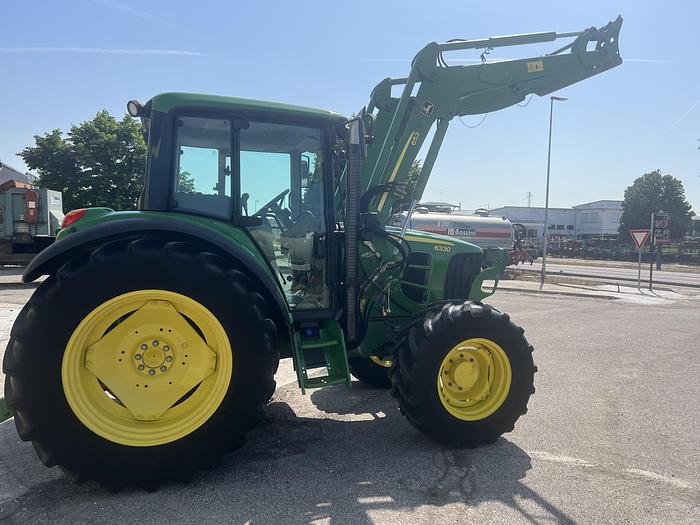 Usato John Deere 6330 caricat.JD 653-ore 4411-anno 2009