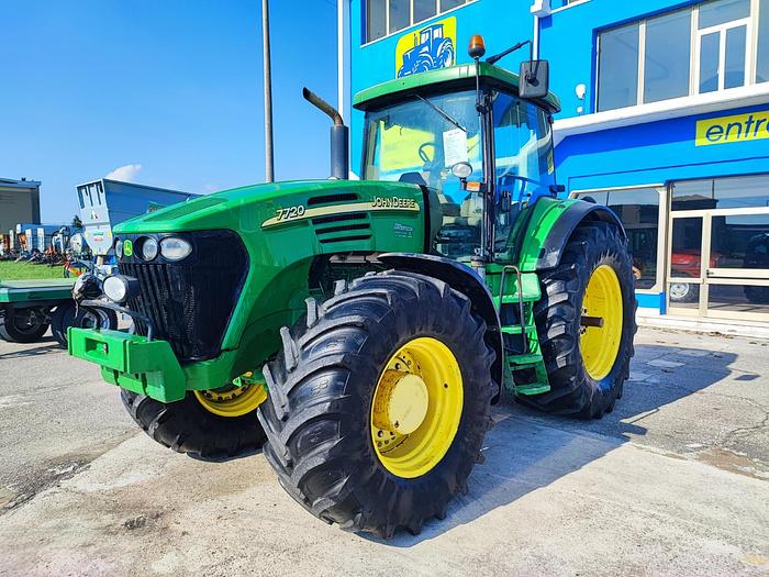 Usato John Deere 7720-CV 210-freni ad aria-ponte sospeso