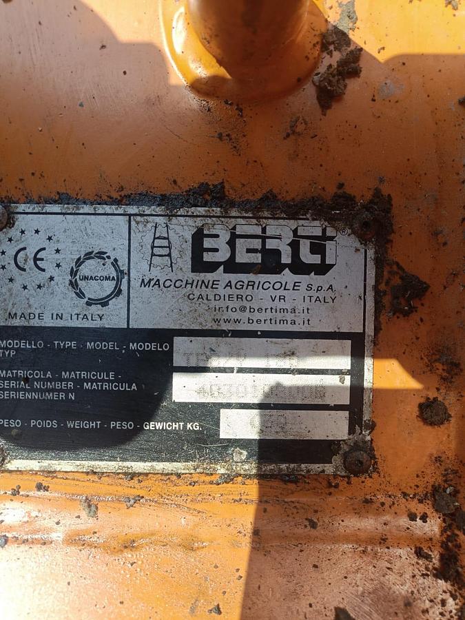 Usato trincia Berti FBY con spostamento