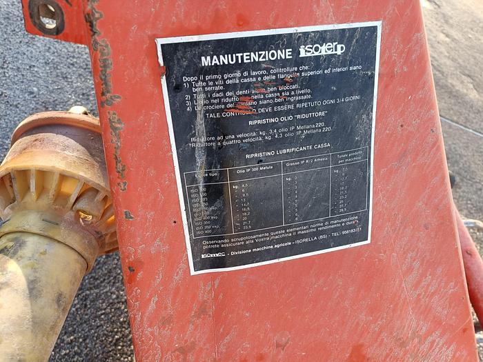 Usato Erpice rotante marca Isomec mod. Iso 250 M