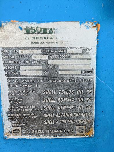 Usato Caricaletame trainato marca Isoli modello CD500