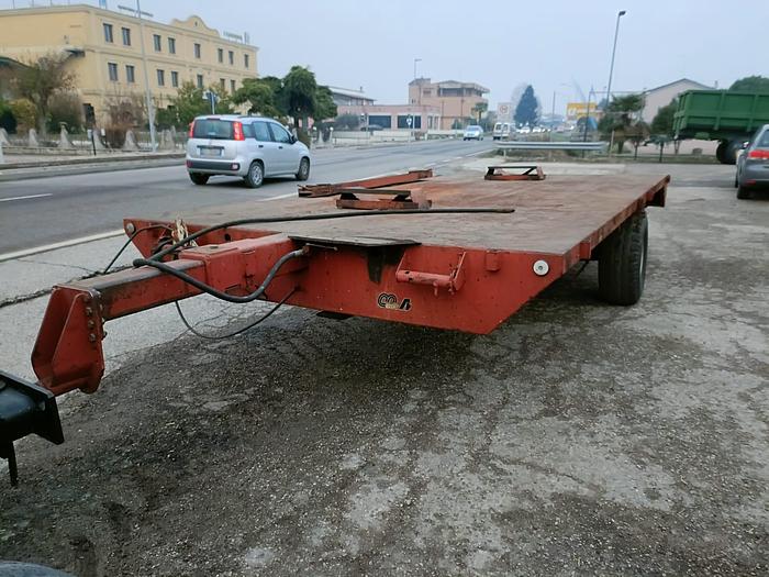 Usato Pianale ad un asse Menci 50 quintali