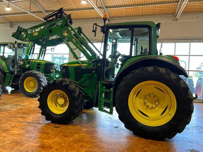 Usato John Deere 6420- caricatore JD 651- ponte sospeso