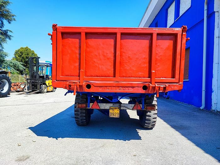 Usato Rimorchio 1 asse Mattedi-fr aria-ribalt