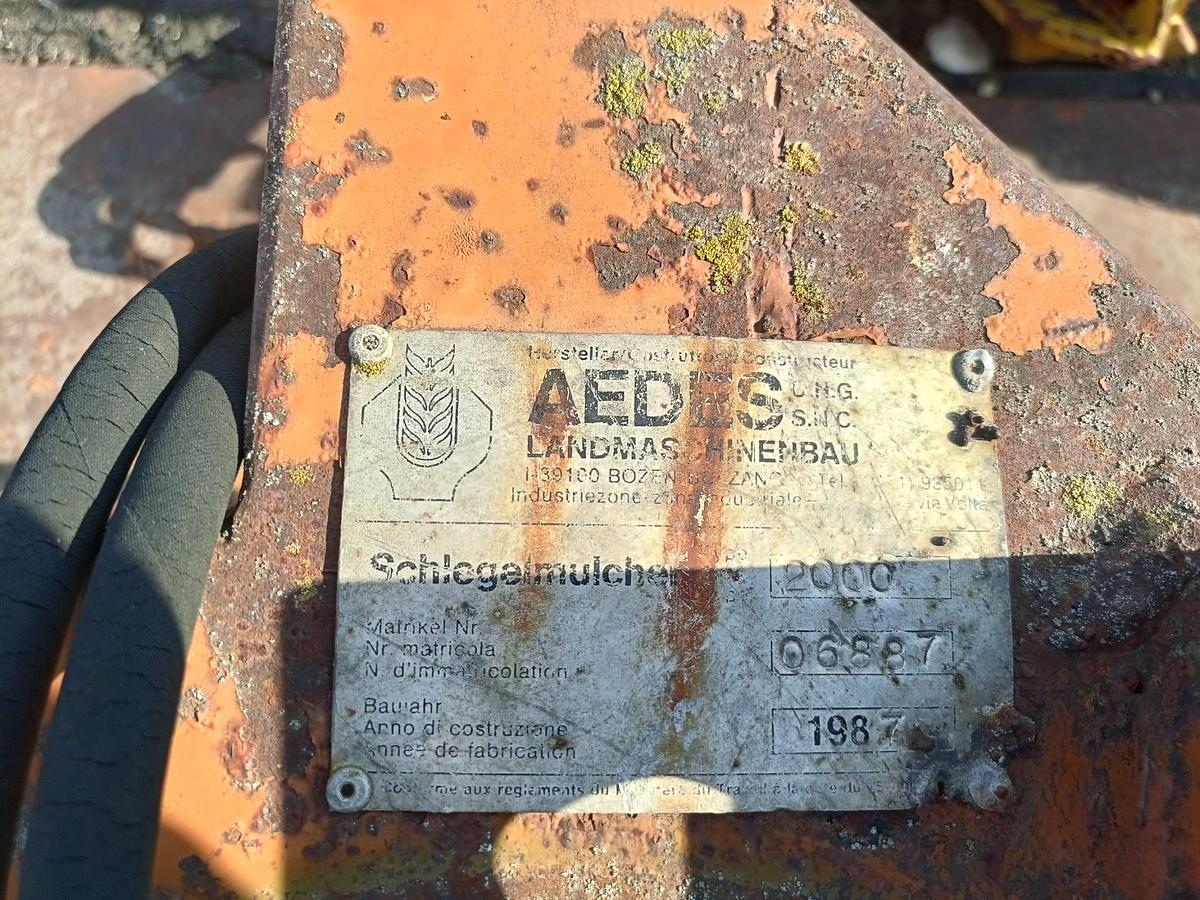 Usato trincia Aedes a mazze da 2m- disco meccanico