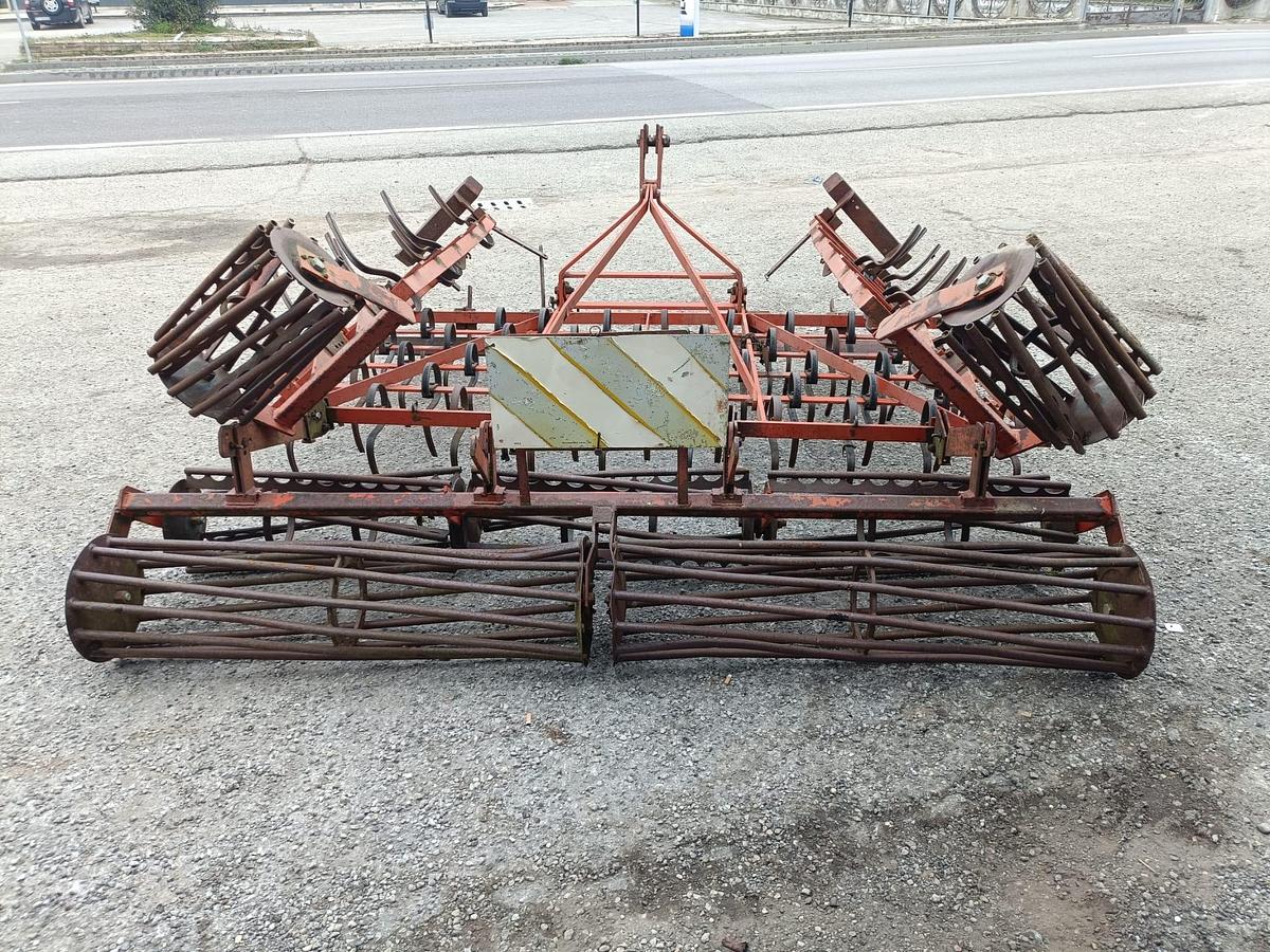 Usato vibrocoltivatore con doppio rullo da 3,20m
