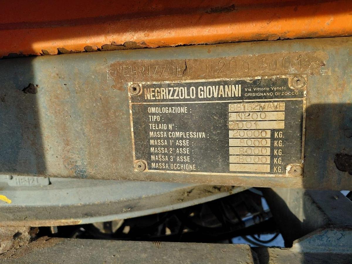 Usato rimorchio Negrizzolo 200 q trilaterale