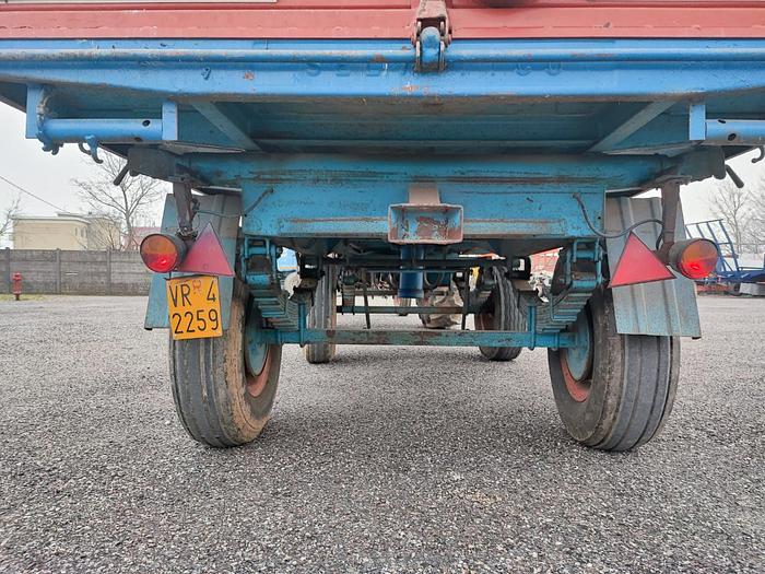 Usato Rimorchio Selvatico 2 assi ribaltabile con ralla