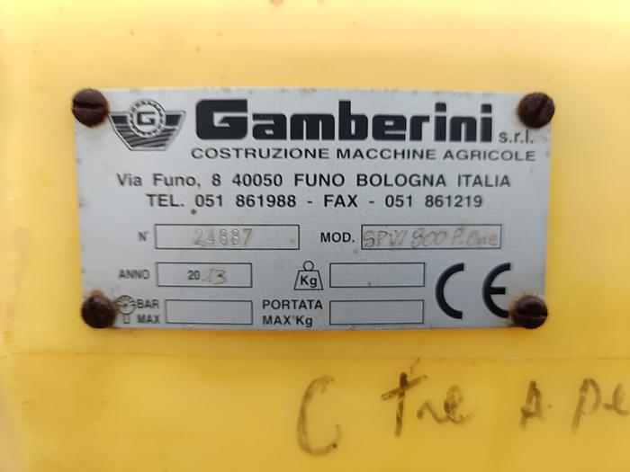 Usato Spandiconcime Gamberini a 2 giranti mod. SPW800