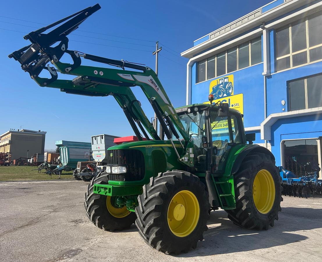 Usato John Deere 6620- caricatore Sigma4 con forche