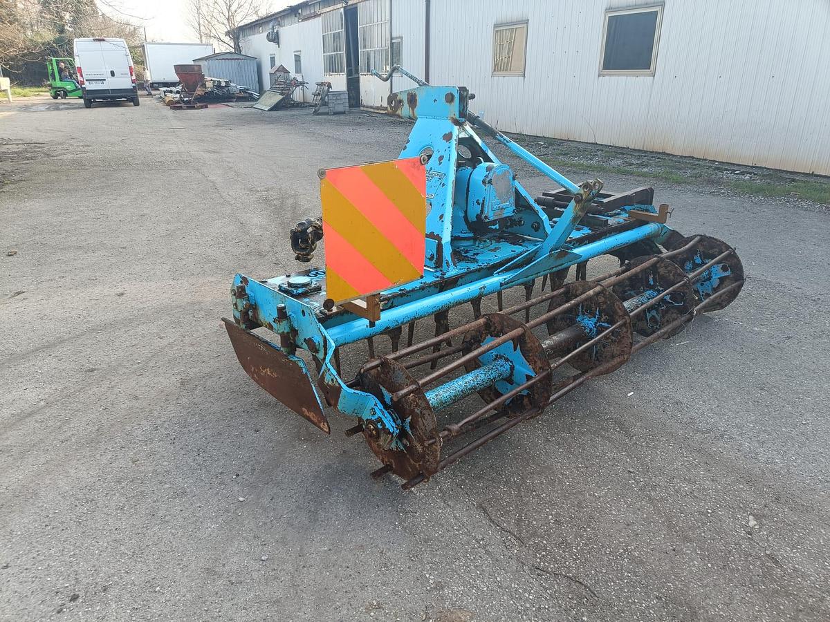 Usato erpice rotante Remac da 2,50m con denti a spuntoni