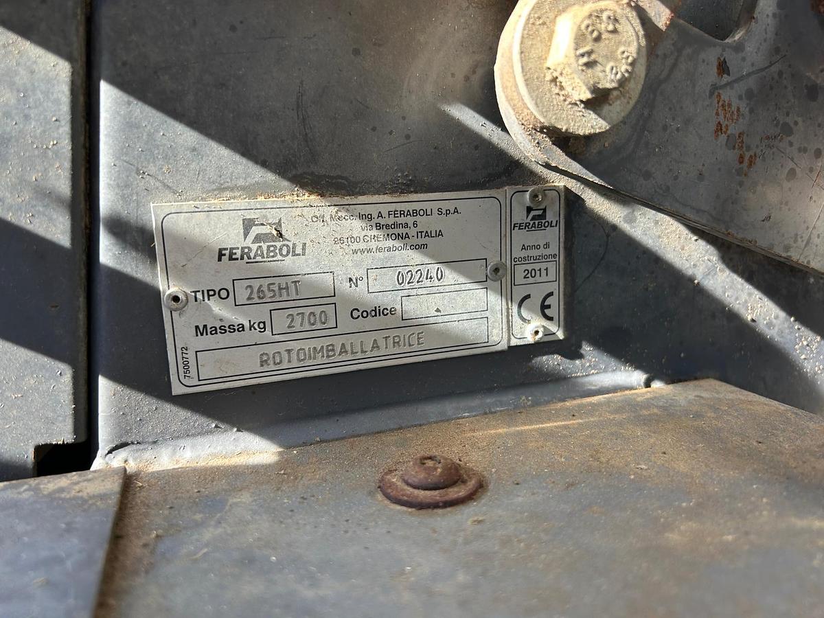 Usato Rotopressa Feraboli 265 Extreme HT- anno 2011