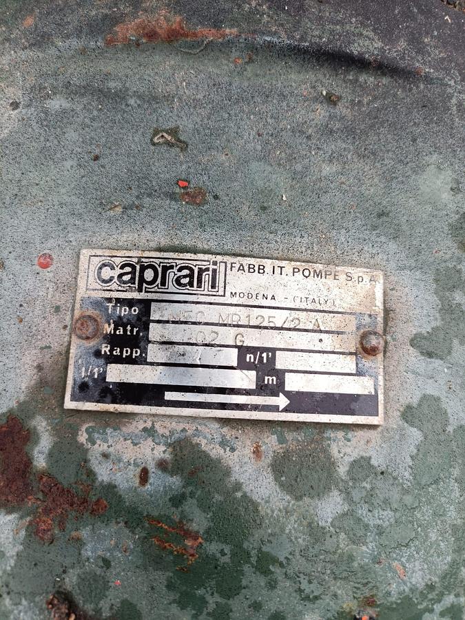 Usato pompa Caprari MECMR125-2A a 2 giranti