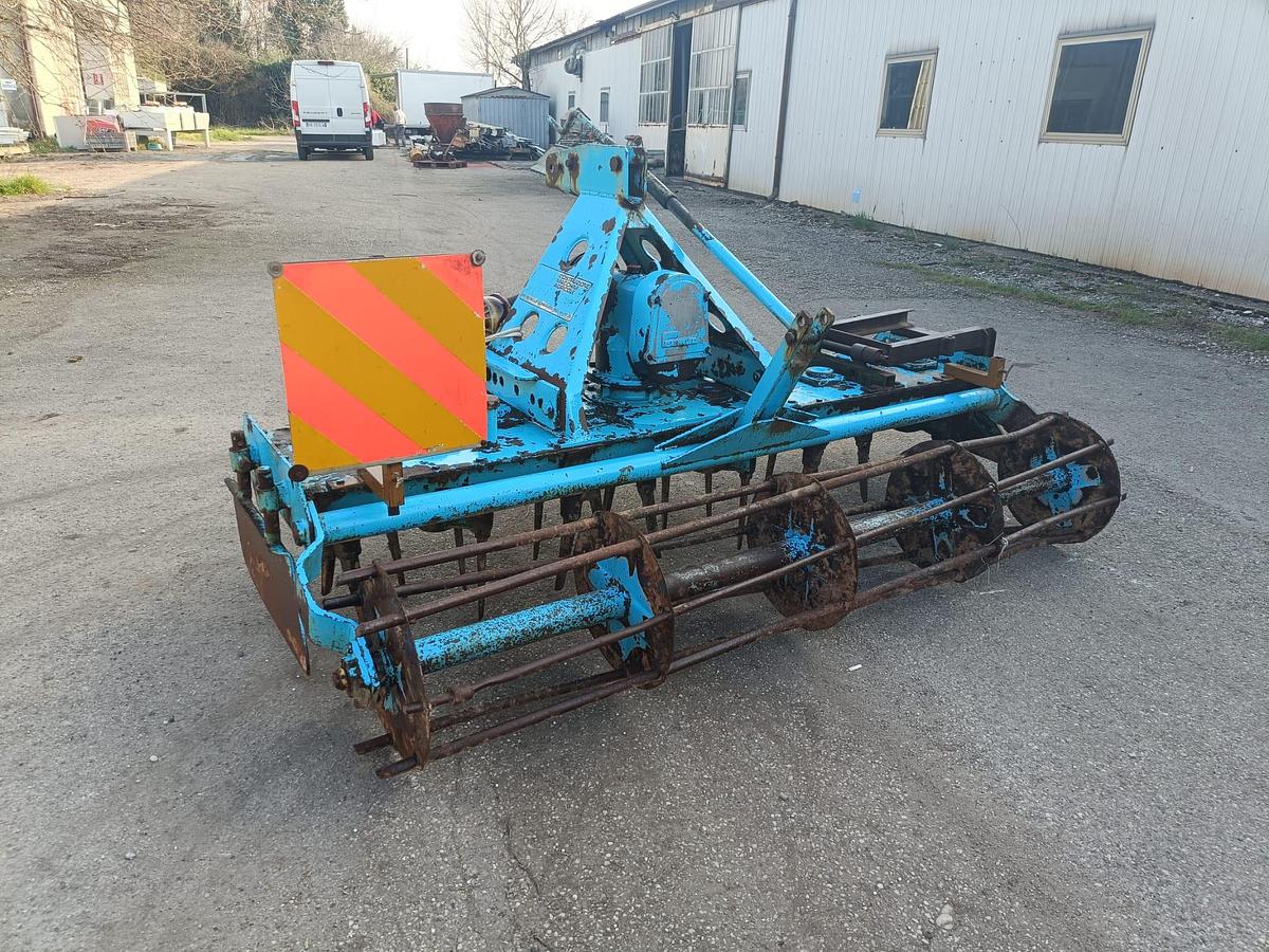 Usato erpice rotante Remac da 2,50m con denti a spuntoni