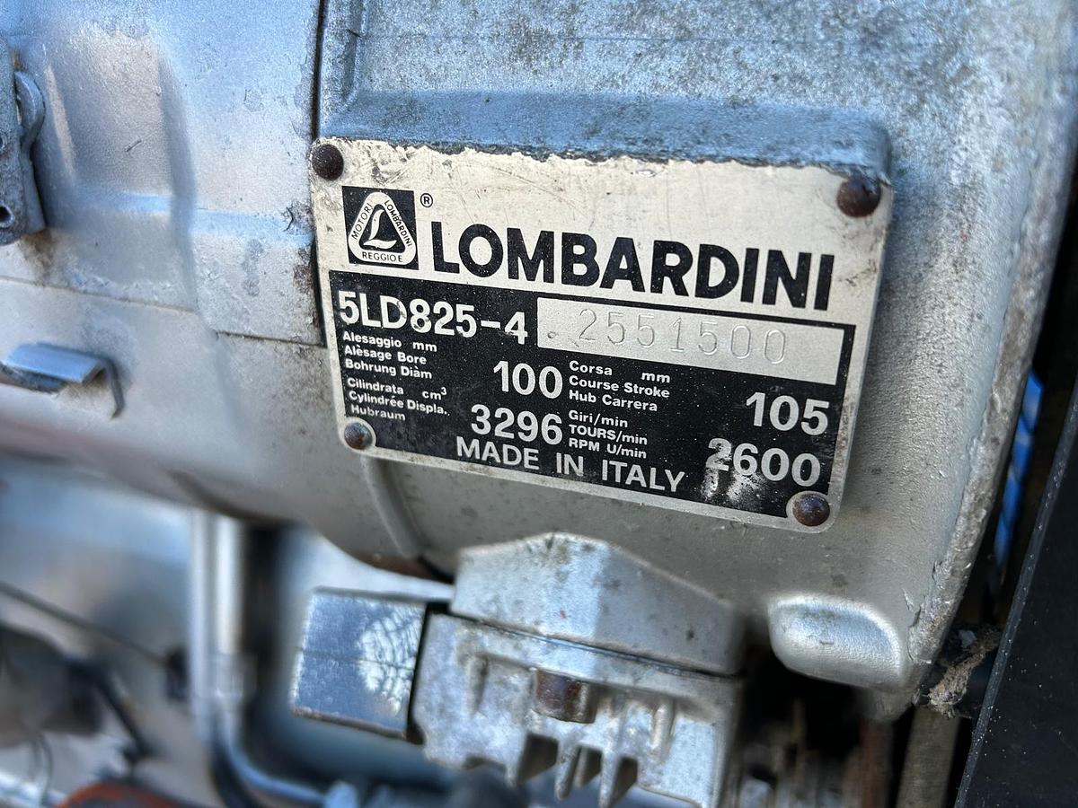 Usato Gruppo con motore Lombardini 4 cilindri 5LD825-4