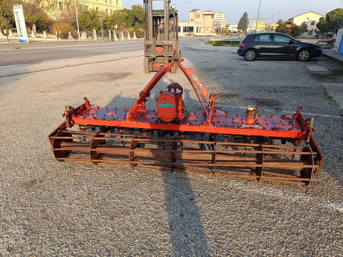 Usato Erpice rotante Breviglieri mod. TV 250 con rullo a gabbia