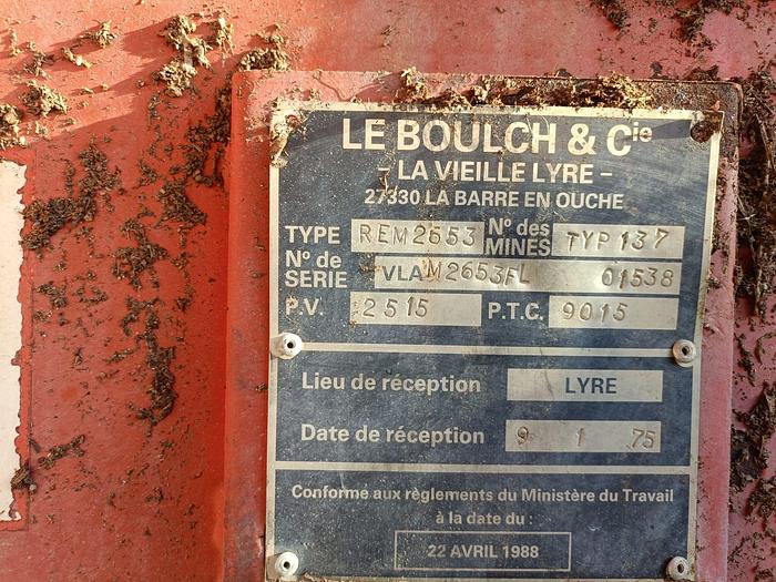 Usato Spandiletame Rem 2653 marca Le Boulch ad 1 asse