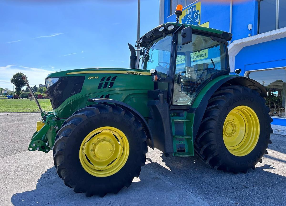 Usato John Deere 6150 R- PTO e soll. ant.