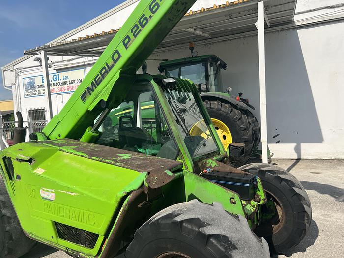Usato Merlo P 26.6 SP- anno 2003- con benna