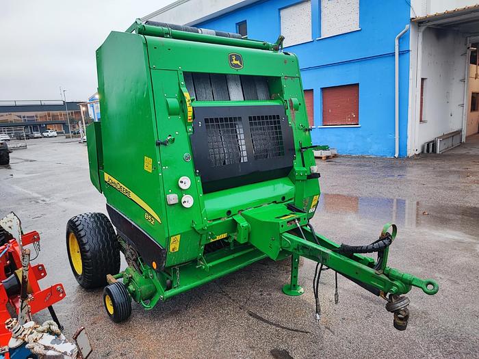 Usato Rotopressa JD 852N-camera var-rete e spago