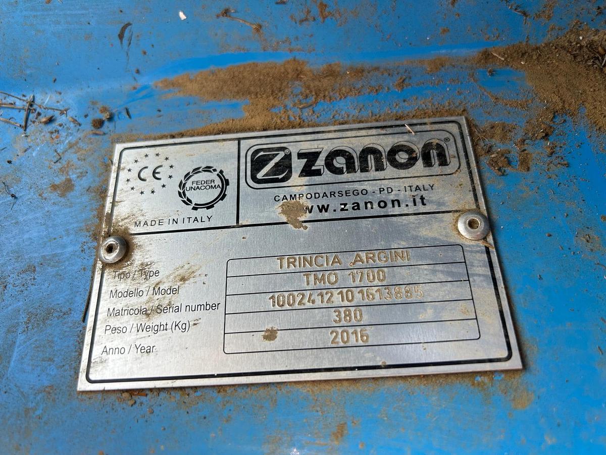 Usato trincia fossi Zanon a mazze mod. TMO 1700
