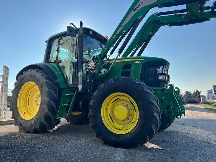 Usato John Deere 6630-anno 2014-soll. e presa di forza