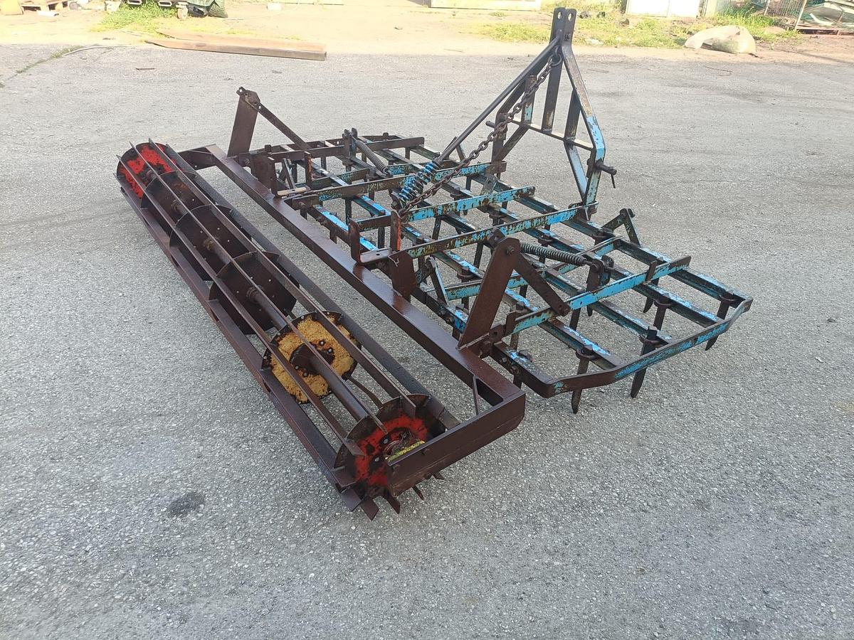 Usato erpice a denti fissi Marolin con rullo da 2,40m