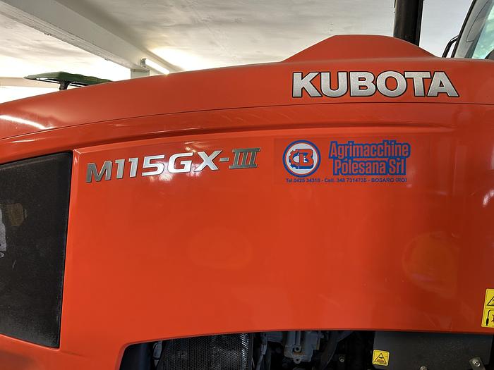 Usato Kubota M 115 GX CV 115 ponte sosp