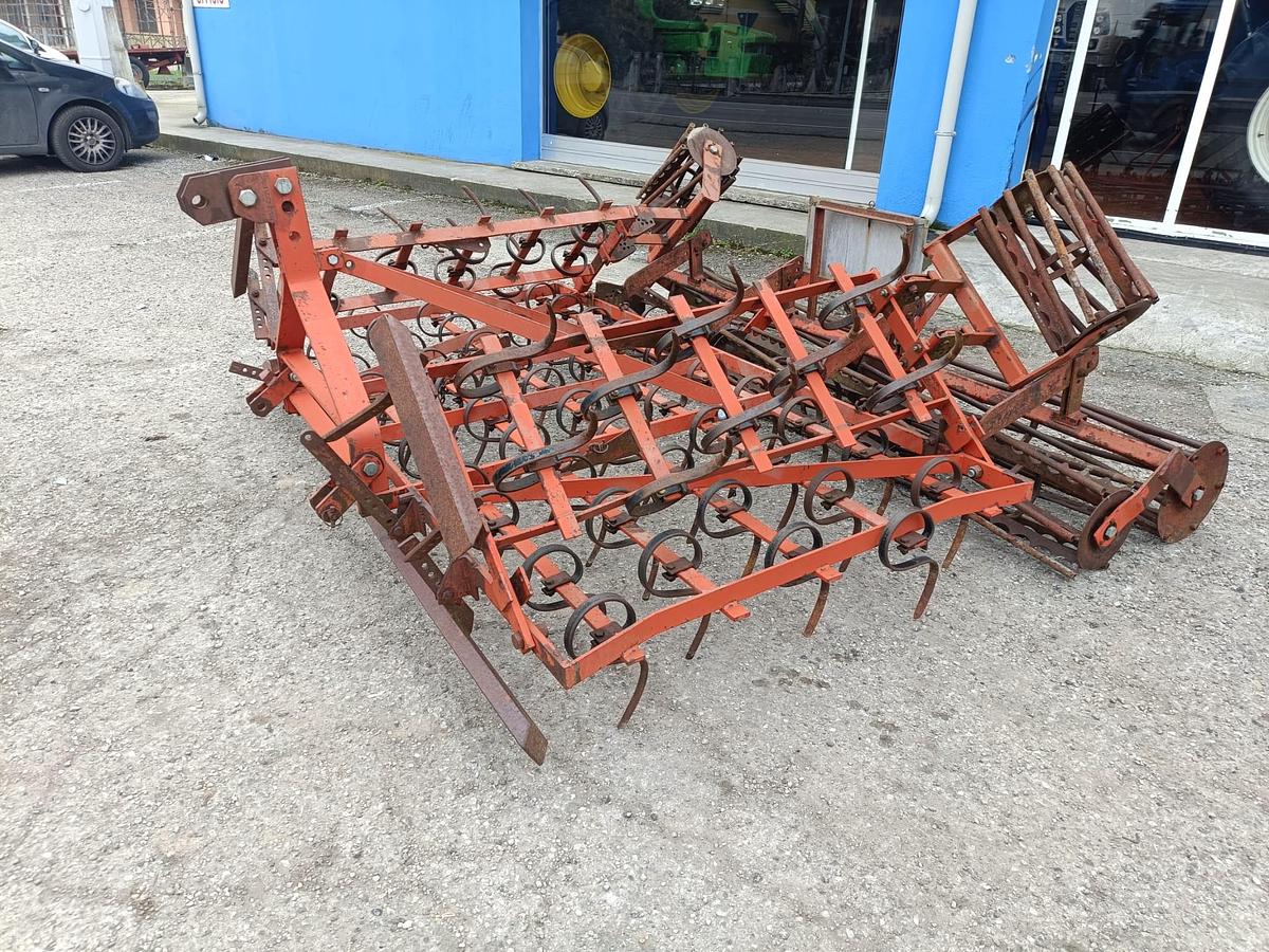 Usato vibrocoltivatore con doppio rullo da 3,20m