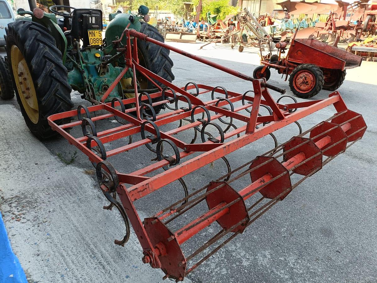 Usato Vibrocoltivatore con rullo da 2 metri
