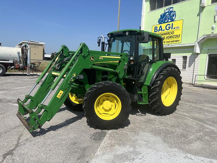 Usato John Deere 6330 caricat.JD 653-ore 4411-anno 2009