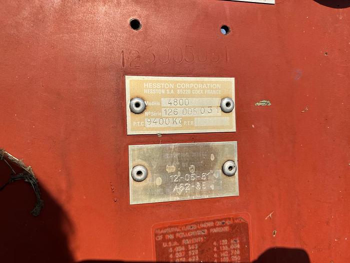 Usato Pressa quadra Hesston Fiat-Agri modello 4800