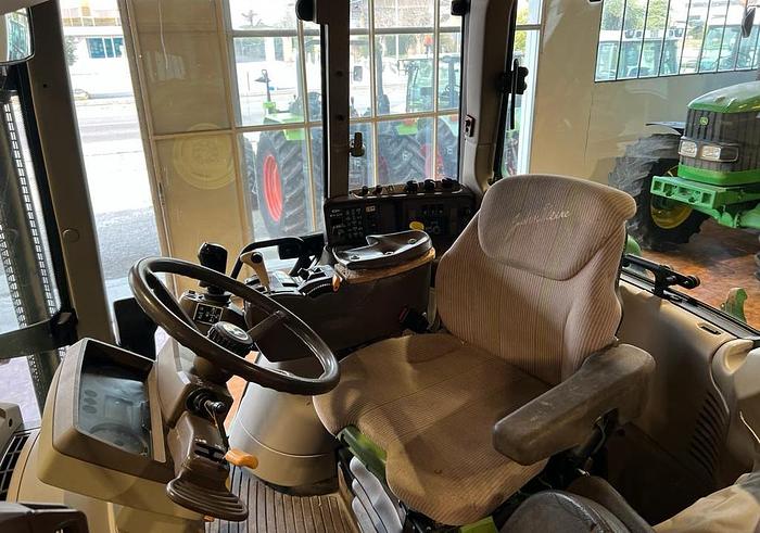 Usato John Deere 6420- caricatore JD 651- ponte sospeso