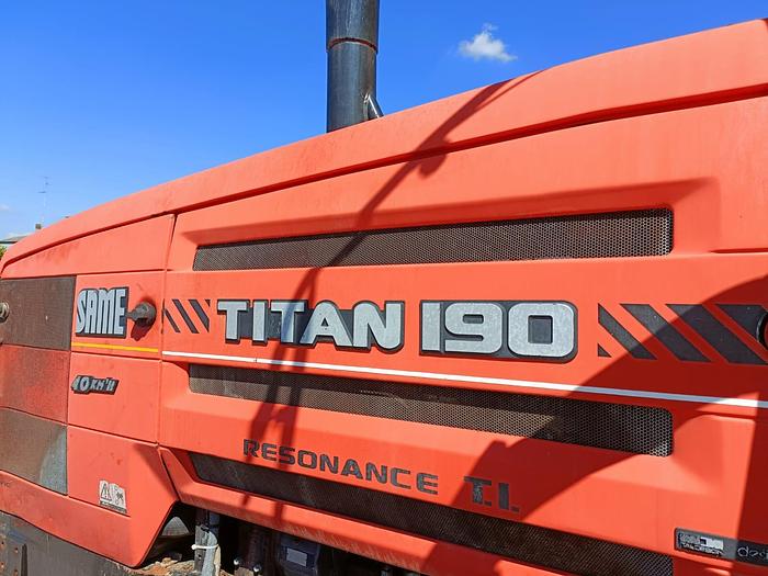 Used Same Titan 190 con soll.e presa di forza anteriore