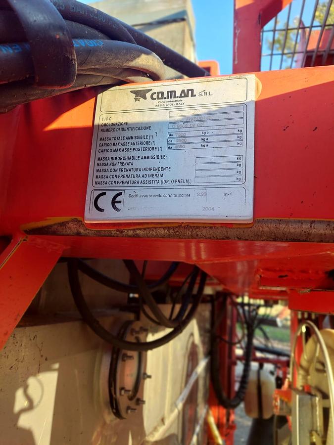 Usato trampolo Coman con barra Bargam- 3500 ore