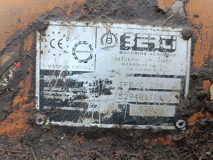 Usato Trincia Berti modello TFB-C 200 serie C