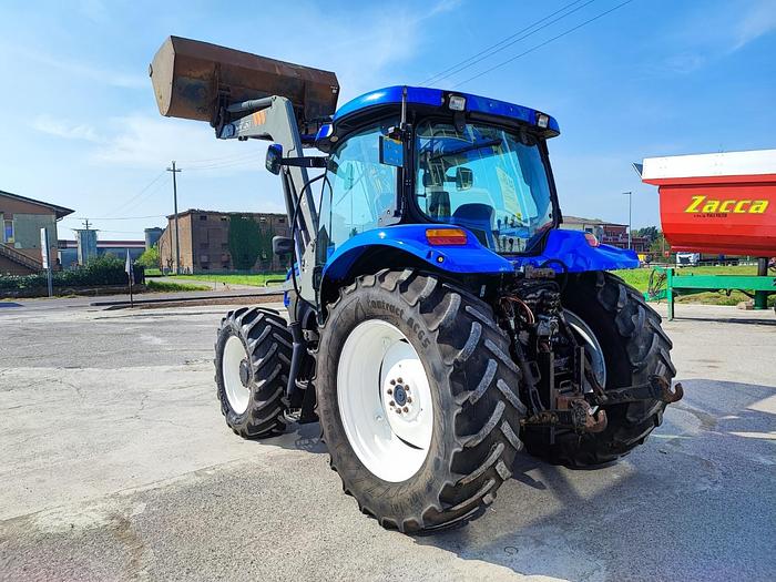 Usato New Holland TS 110 A-caricatore Mailleux con benna