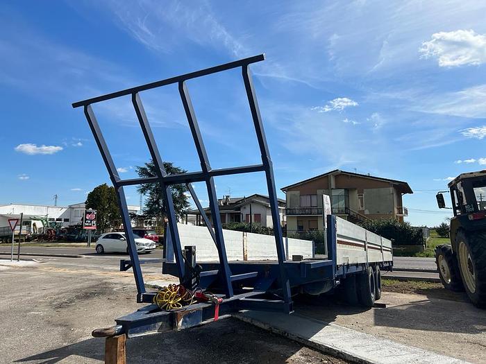 Usato Pianale agricolo 2 assi ravvicinati tipo biga