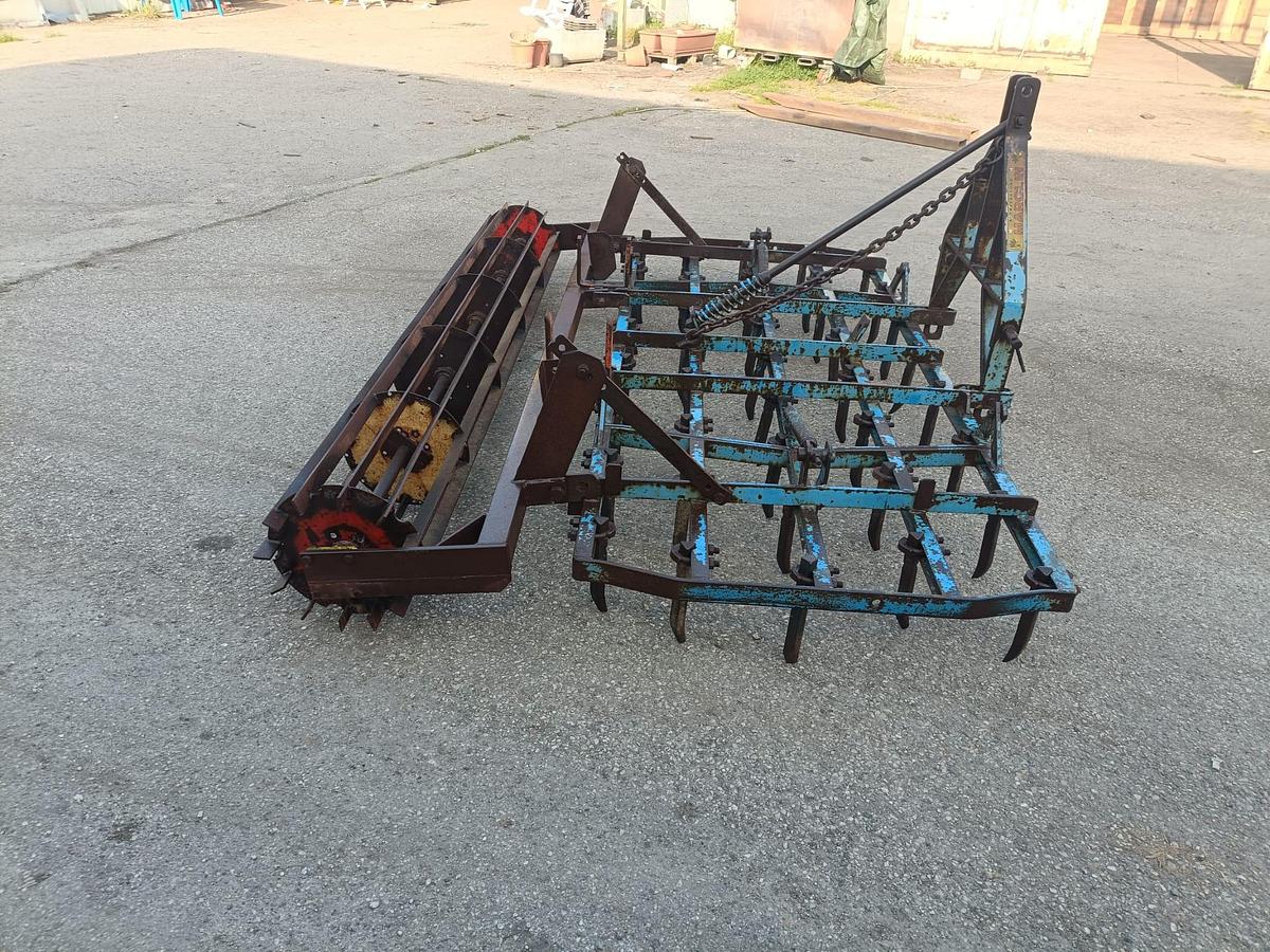 Usato erpice a denti fissi Marolin con rullo da 2,40m