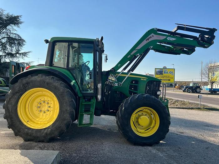 Usato John Deere 6630-anno 2014-soll. e presa di forza