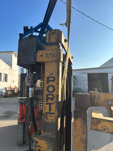 Usato Muletto Porter mod H2750 con forche e stringcasse