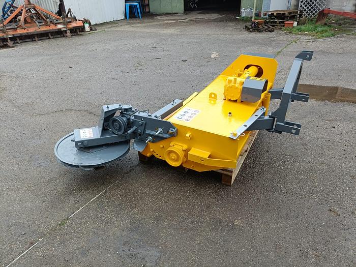 Usato Trincia da 1,20m con ruota interfilare da 60cm