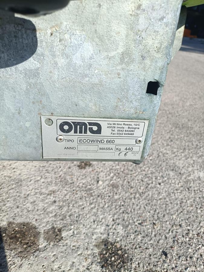 Usato Atomizzatore Oma mod. Ecowind 660- con libretto stradale