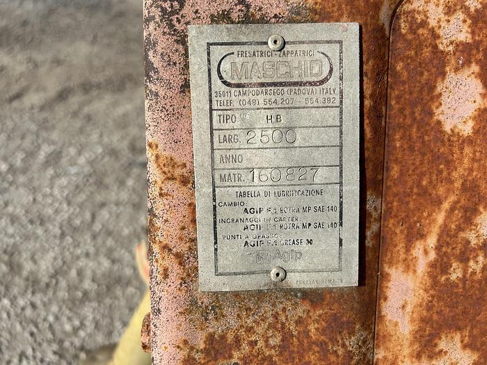 Usato Erpice rotante Maschio tipo HB larghezza 2,50m