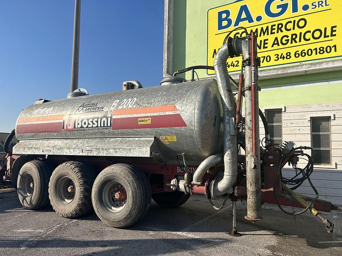 Usato Botte Bossini CB200H ovale- 3 assi- capacità 200q