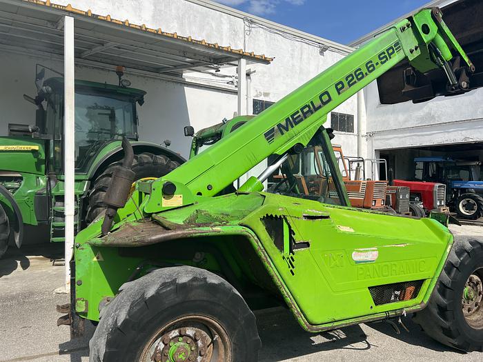 Usato Merlo P 26.6 SP- anno 2003- con benna