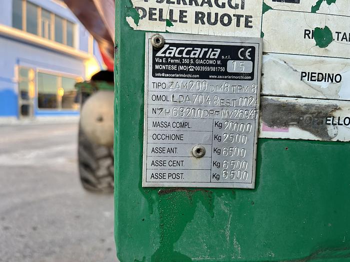 Usato Dumper Zaccaria modello ZAM200 3 assi