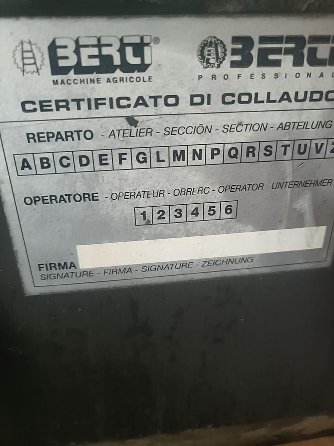 Usato kit completo trincino interfilare Berti
